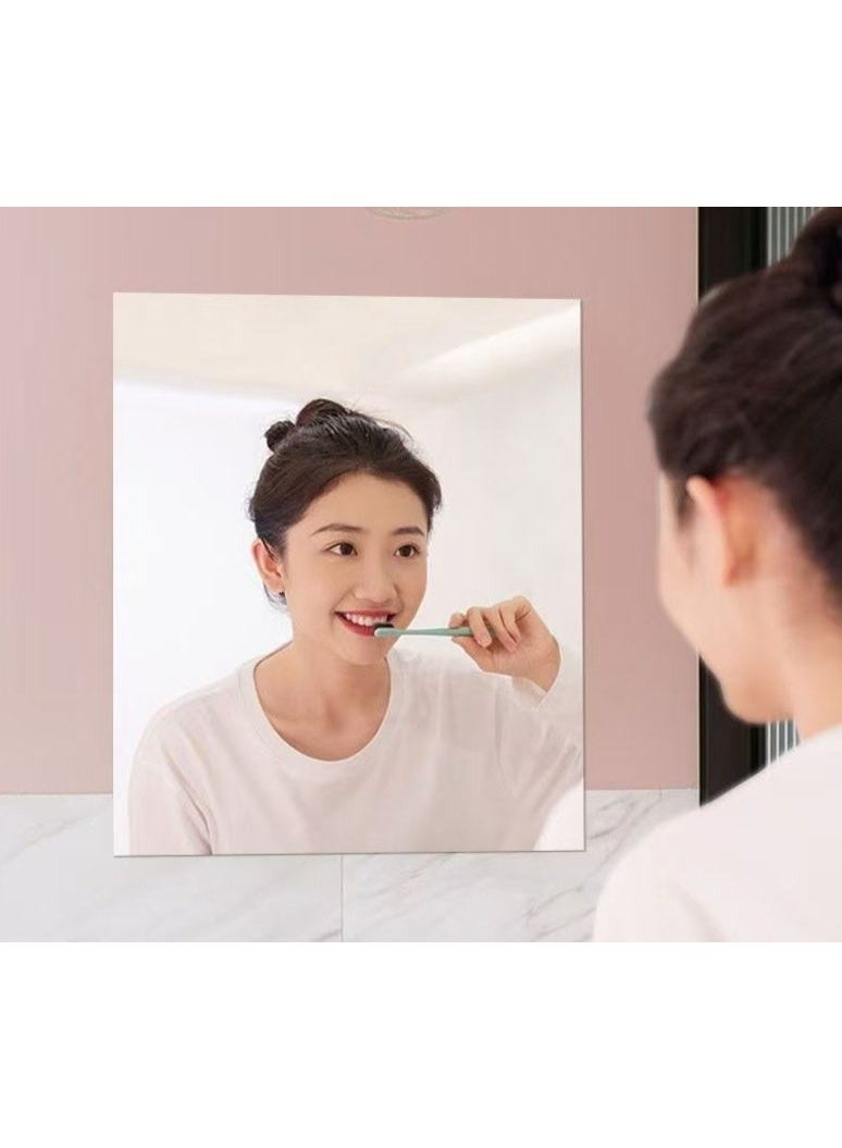 Flexible Mirror Wall Sticker Sheet, Self-Adhesive Unbreakable Acrylic Non-Glass Body Mirror for Home Gym, Bedroom, Door & Living Room - Image 2